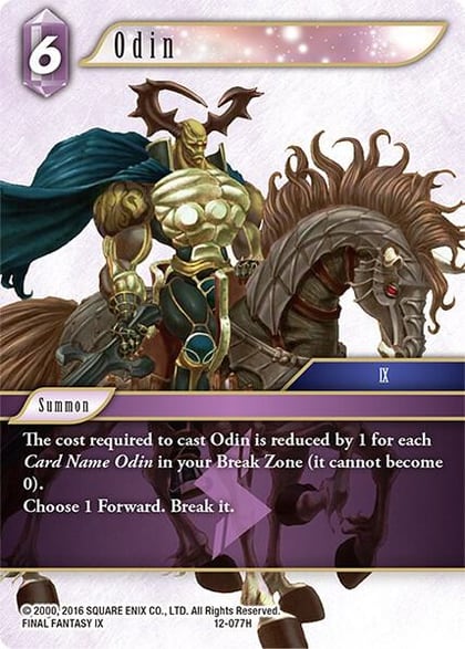 Odin, Opus XII 12-077H