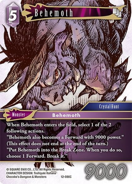 Behemoth, Opus XII 12-086C