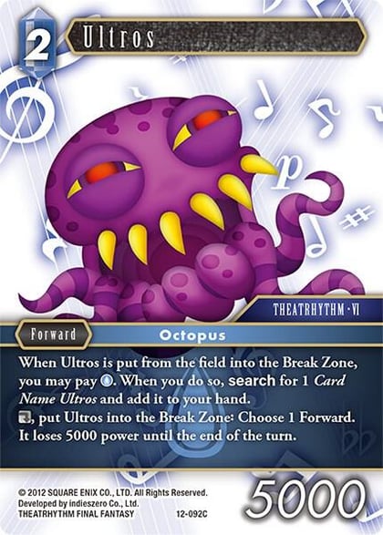 Ultros, Opus XII 12-092C