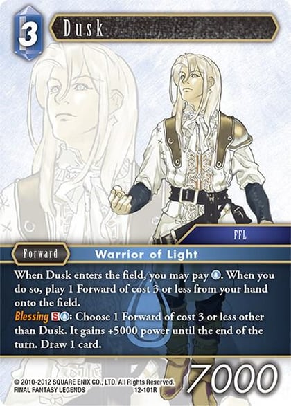 Dusk, Opus XII 12-101R