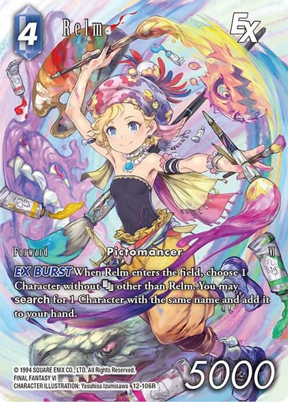 Relm EX (Full Art), Opus XII 12-106R