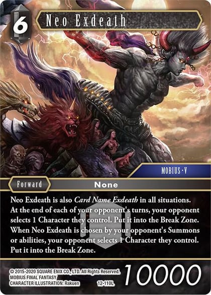 Neo Exdeath, Opus XII 12-110L