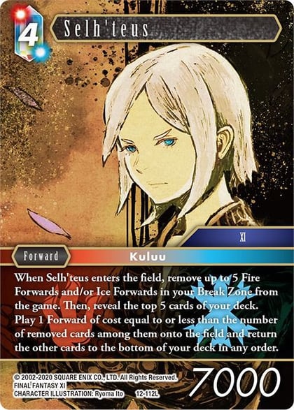 Selh'teus, Opus XII 12-112L