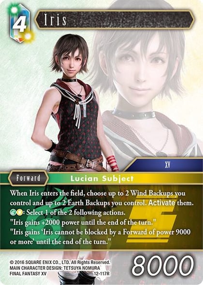 Iris, Opus XII 12-117R
