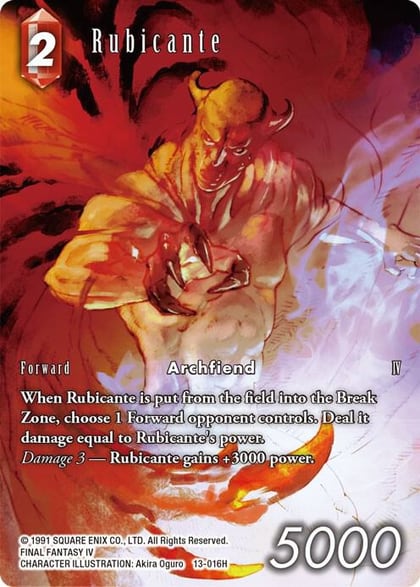 Rubicante (Full Art), Opus XIII: Crystal Radiance 13-016H
