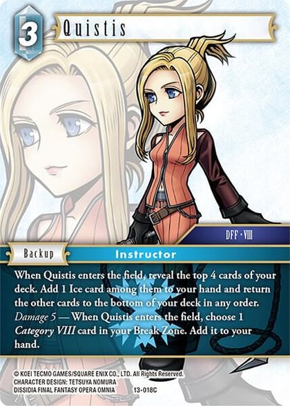 Quistis, Opus XIII: Crystal Radiance 13-018H