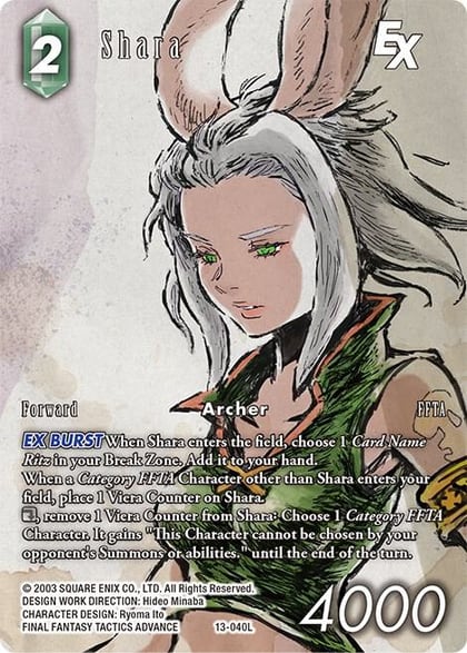 Shara (Full Art), Opus XIII: Crystal Radiance 13-040L