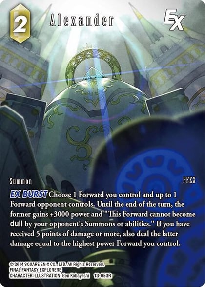 Alexander EX (Full Art), Opus XIII: Crystal Radiance 13-053R