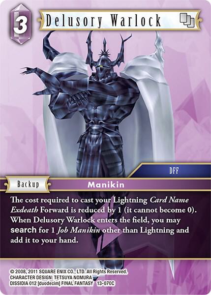 Delusory Warlock, Opus XIII: Crystal Radiance 13-070C