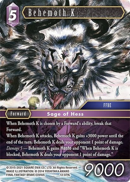 Behemoth K, Opus XIII: Crystal Radiance 13-079L