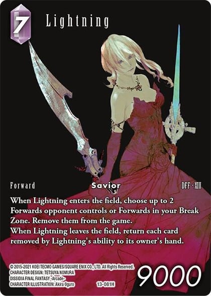 Lightning - 13-081 (Full Art), Opus XIII: Crystal Radiance 13-081H