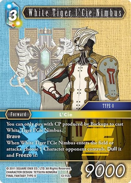 White Tiger l'Cie Nimbus, Opus XIII: Crystal Radiance 13-112L