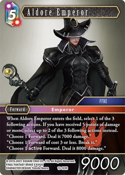 Aldore Emperor, Opus XIII: Crystal Radiance 13-122H