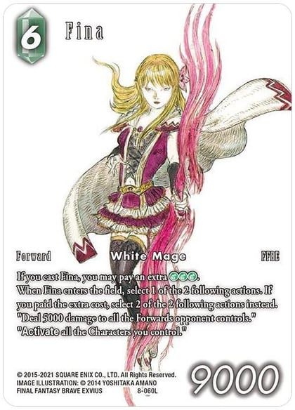 Fina (Full Art Reprint), Opus XIII: Crystal Radiance 8-060L