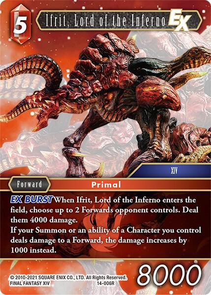 Ifrit, Lord of the Inferno EX, Opus XIV: Crystal Abyss 14-006R