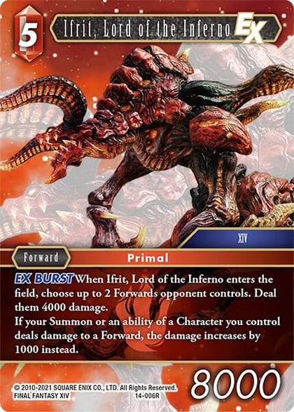 Ifrit, Lord of the Inferno EX, Opus XIV: Crystal Abyss 14-006R