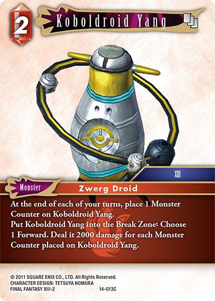 Koboldroid Yang, Opus XIV: Crystal Abyss 14-013C