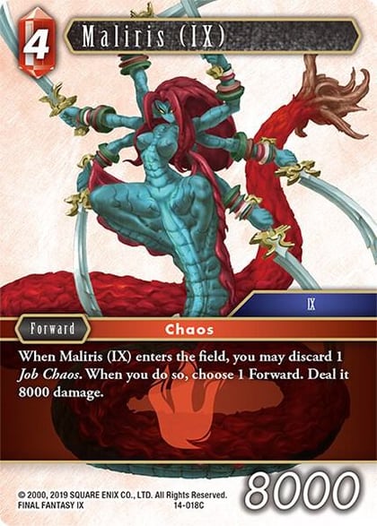 Maliris (IX), Opus XIV: Crystal Abyss 14-018C