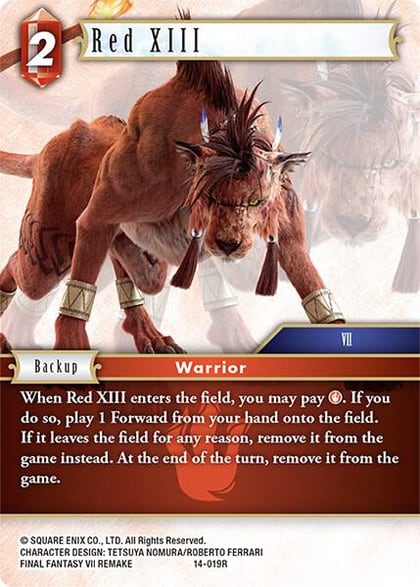 Red XIII, Opus XIV: Crystal Abyss 14-019R