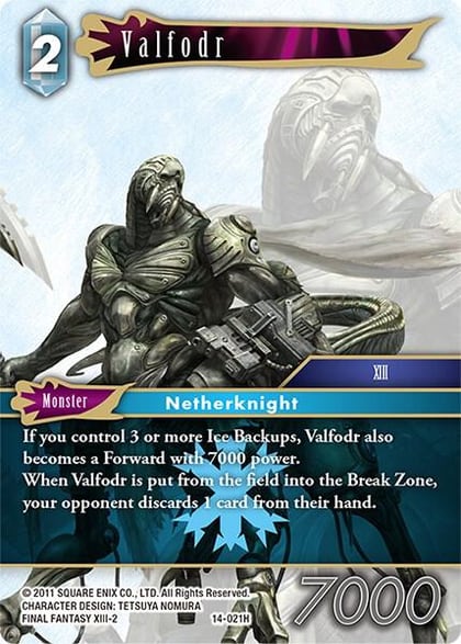 Valfodr, Opus XIV: Crystal Abyss 14-021H