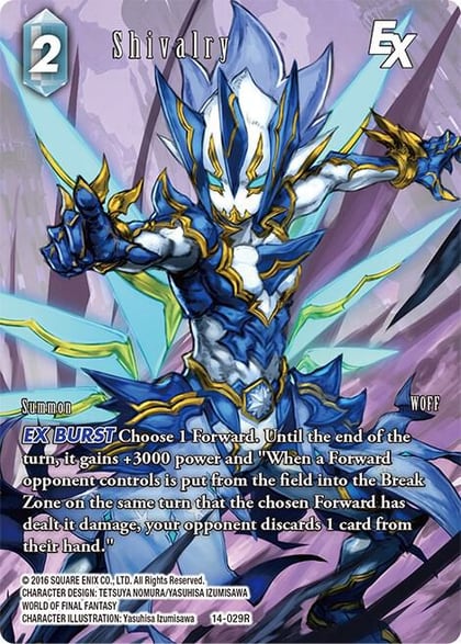 Shivalry EX (Full Art), Opus XIV: Crystal Abyss 14-029R