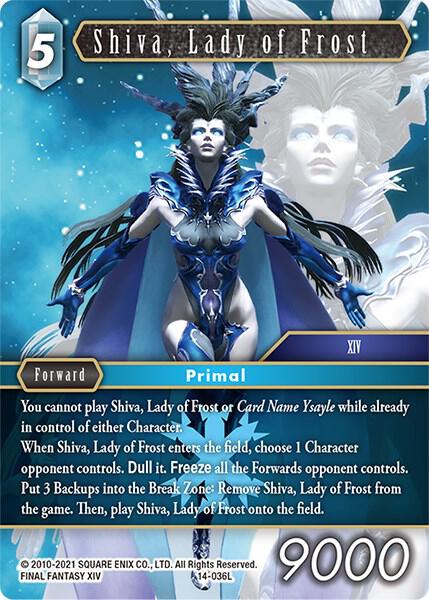 Shiva, Lady of Frost, Opus XIV: Crystal Abyss 14-036L