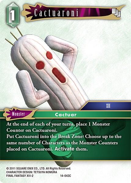 Cactuaroni, Opus XIV: Crystal Abyss 14-043C