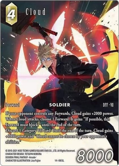 Cloud (Full Art), Opus XIV: Crystal Abyss 14-065L
