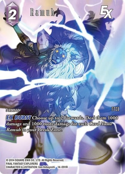 Ramuh EX (Full Art), Opus XIV: Crystal Abyss 14-091R