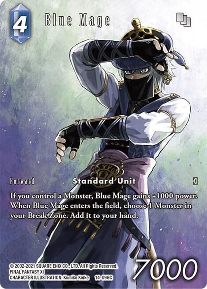 Blue Mage (Full Art), Opus XIV: Crystal Abyss 14-096C