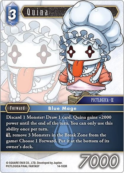 Quina, Opus XIV: Crystal Abyss 14-103R