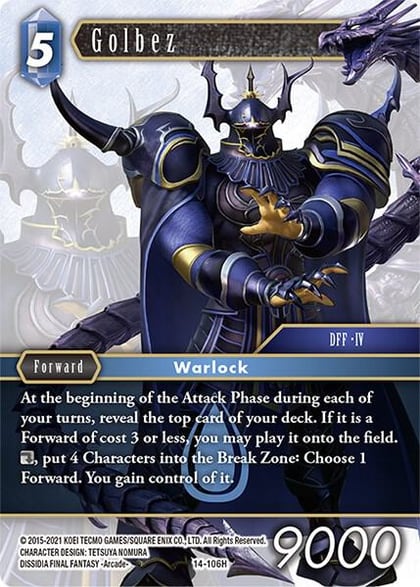 Golbez, Opus XIV: Crystal Abyss 14-106H