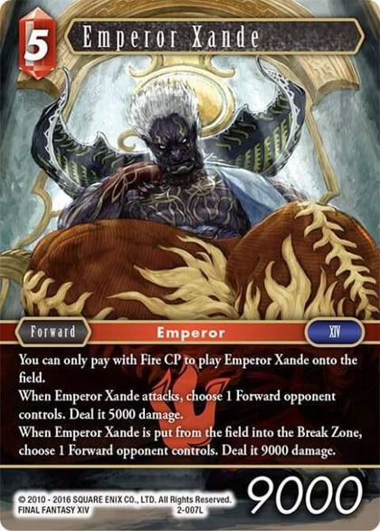 Emperor Xande, Opus II 2-007L