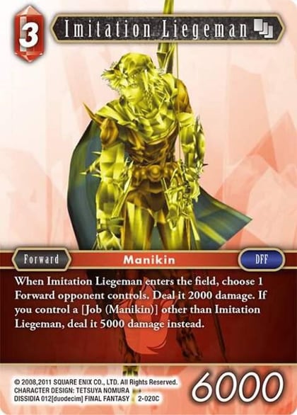 Imitation Liegeman, Opus II 2-020C