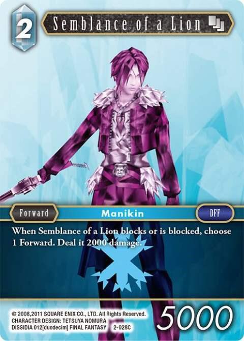 Semblance of a Lion, Opus II 2-028C