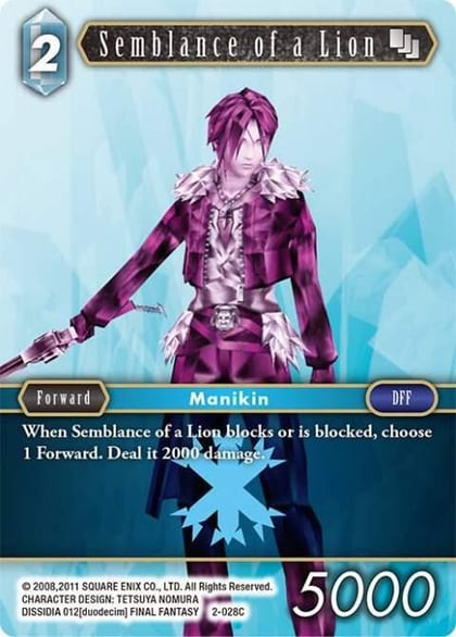 Semblance of a Lion, Opus II 2-028C