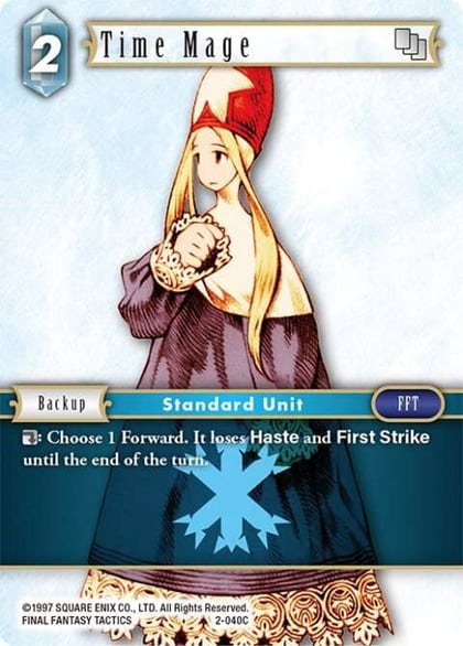 Time Mage (Female Unit), Opus II 2-040C