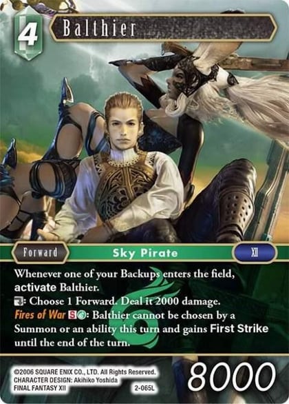 Balthier (Legend), Opus II 2-065L