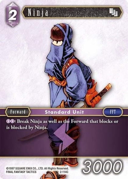 Ninja (Male Unit), Opus II 2-114C