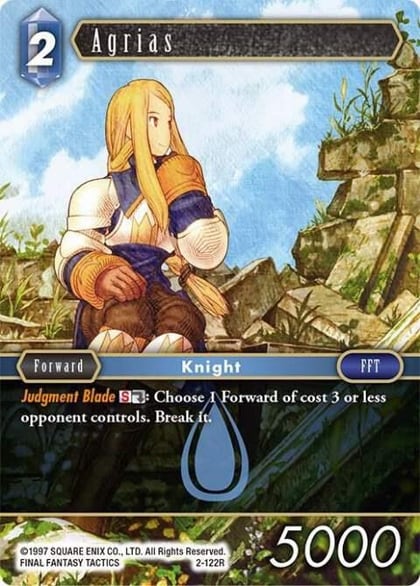 Agrias, Opus II 2-122R