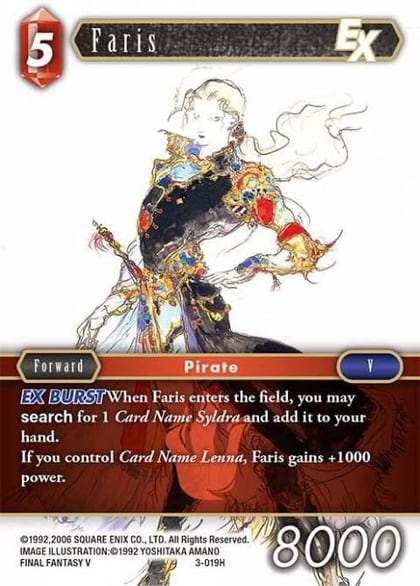 Faris EX, Opus III 3-019H