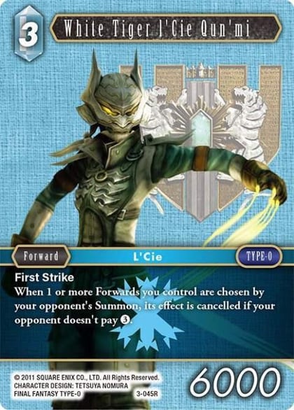 White Tiger l'Cie Qun'mi, Opus III 3-045R