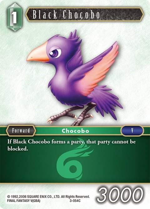 Black Chocobo, Opus III 3-054C