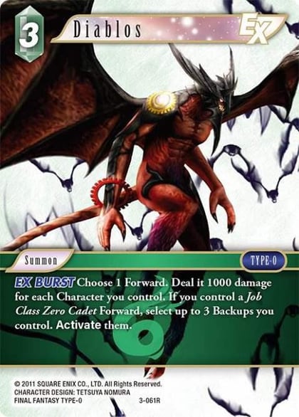 Diablos EX, Opus III 3-061R