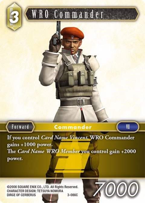 WRO Commander, Opus III 3-086C