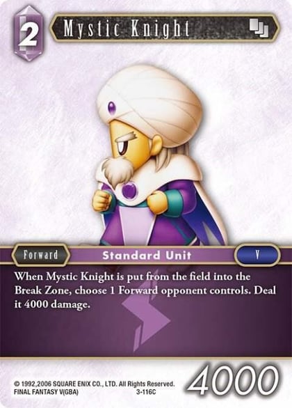 Mystic Knight (3-116C), Opus III 3-116C