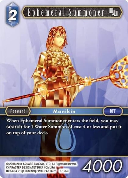 Ephemeral Summoner, Opus III 3-125C