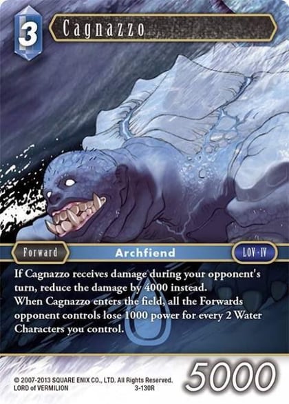 Cagnazzo, Opus III 3-130R