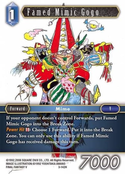 Famed Mimic Gogo, Opus III 3-142H