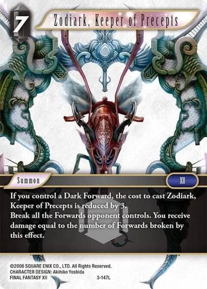 Zodiark, Keeper of Precepts, Opus III 3-147L